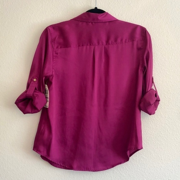 NWT PETITE Charter Club Button Down Top - Picture 5 of 6